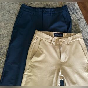 ABERCROMBIE & FITCH Men’s Skinny Taper Stretch Pants -2 Pieces - XS